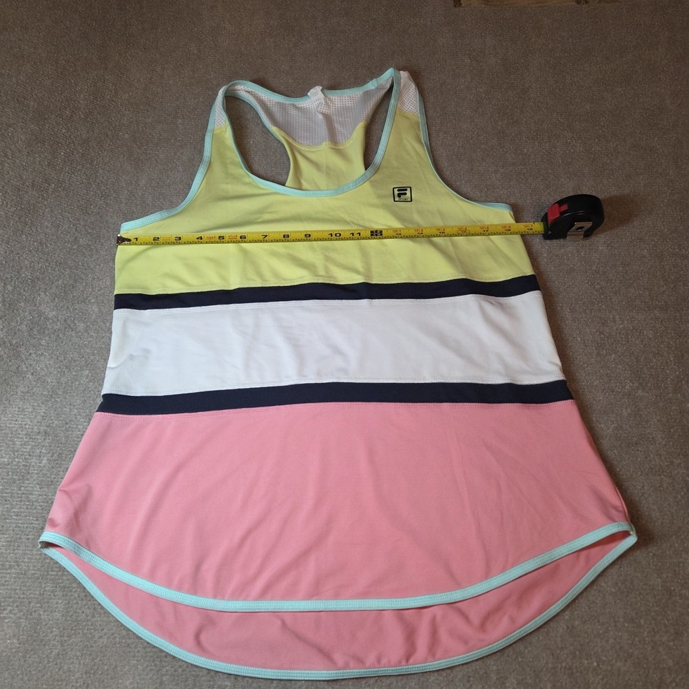 Fila Women's Racerback Tank L Multicolor Athletic Workout